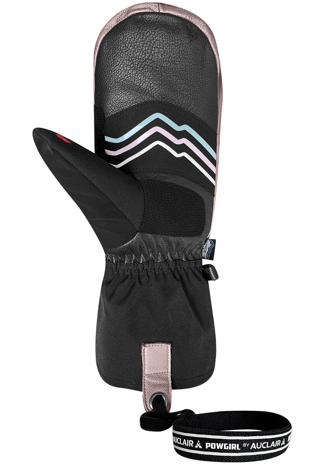 Auclair Women's A-Peak 2-In-1 Mitts Pink/Black