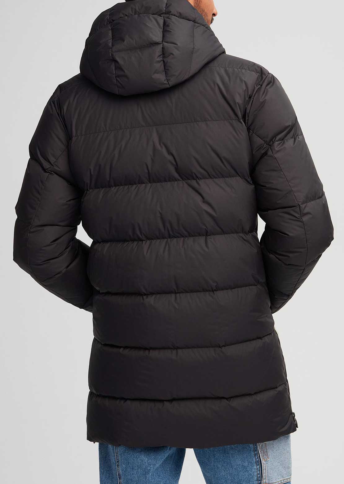 Audvik Men&#39;s Fosfo Maxi Down Recycled Jacket Black