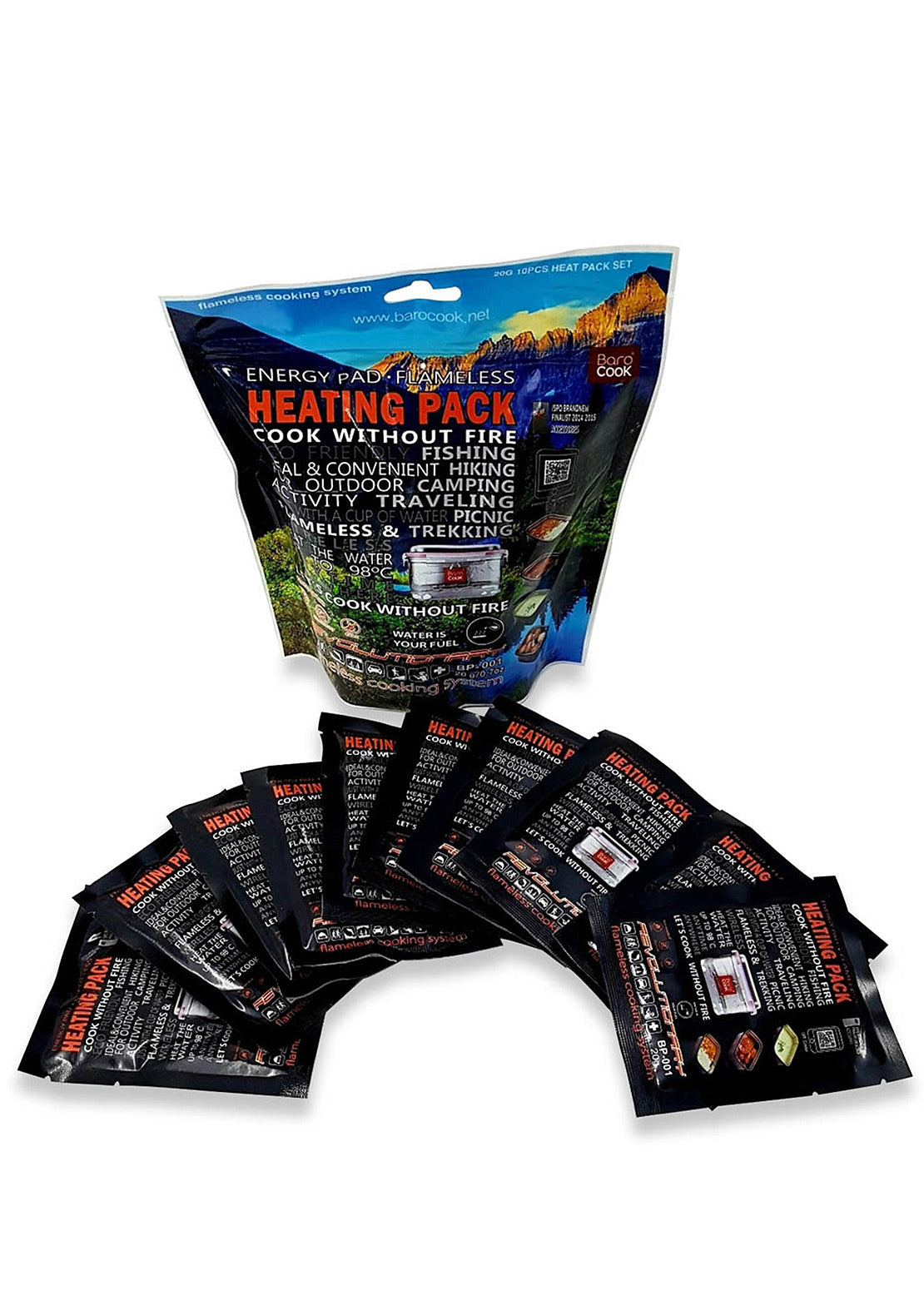 Barocook Baropack Heating Pack 10-Pack 20g