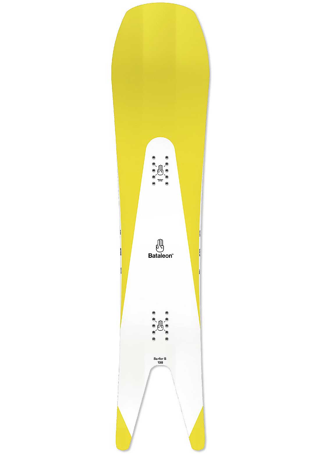Bataleon Junior Surfer Mini Snowboard Yellow