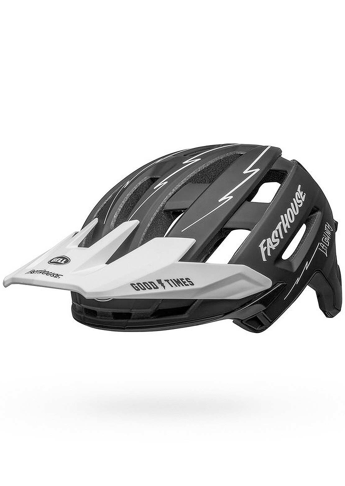 Bell Super Air R Spherical Mountain Bike Helmet Fasthouse Black/White