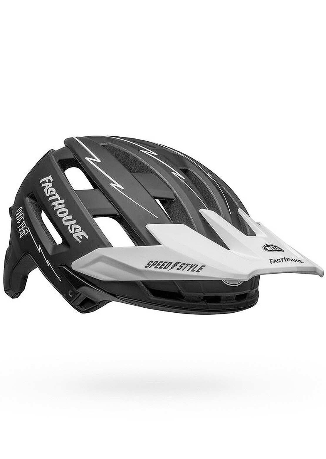 Bell Super Air R Spherical Mountain Bike Helmet Fasthouse Black/White