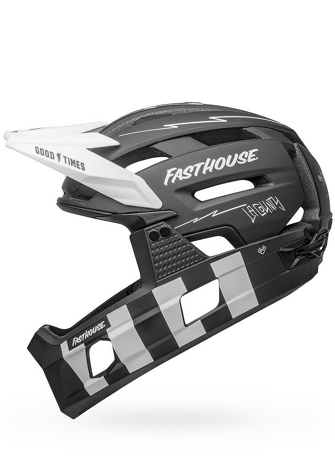 Bell Super Air R Spherical Mountain Bike Helmet Fasthouse Black/White
