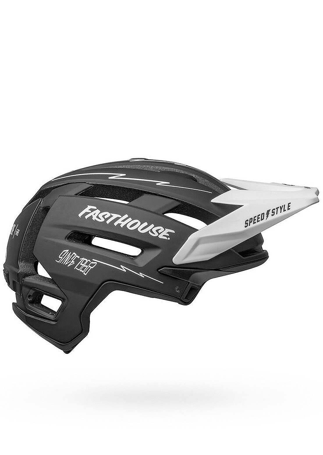 Bell Super Air R Spherical Mountain Bike Helmet Fasthouse Black/White