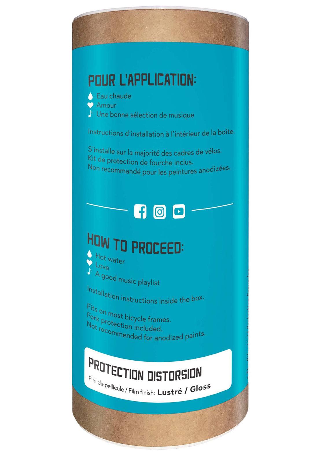Bikeshield Distorsion Matte Bike Protection