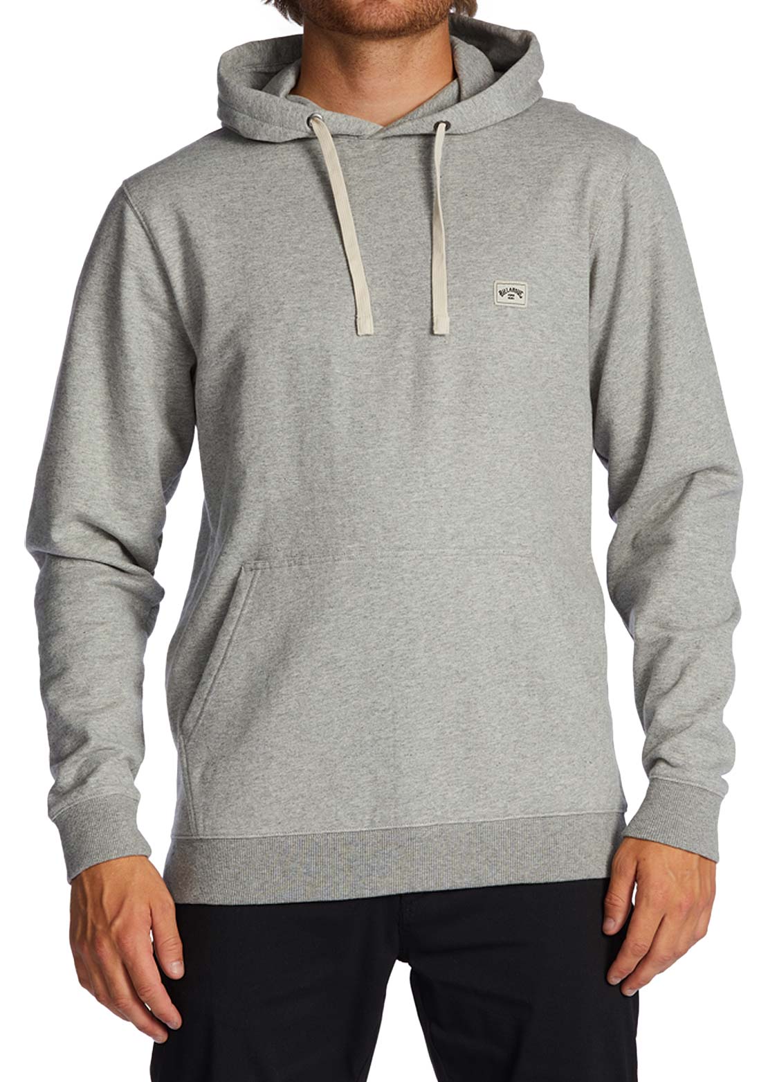 Billabong Men&#39;s All Day Pullover Hood Grey Heather