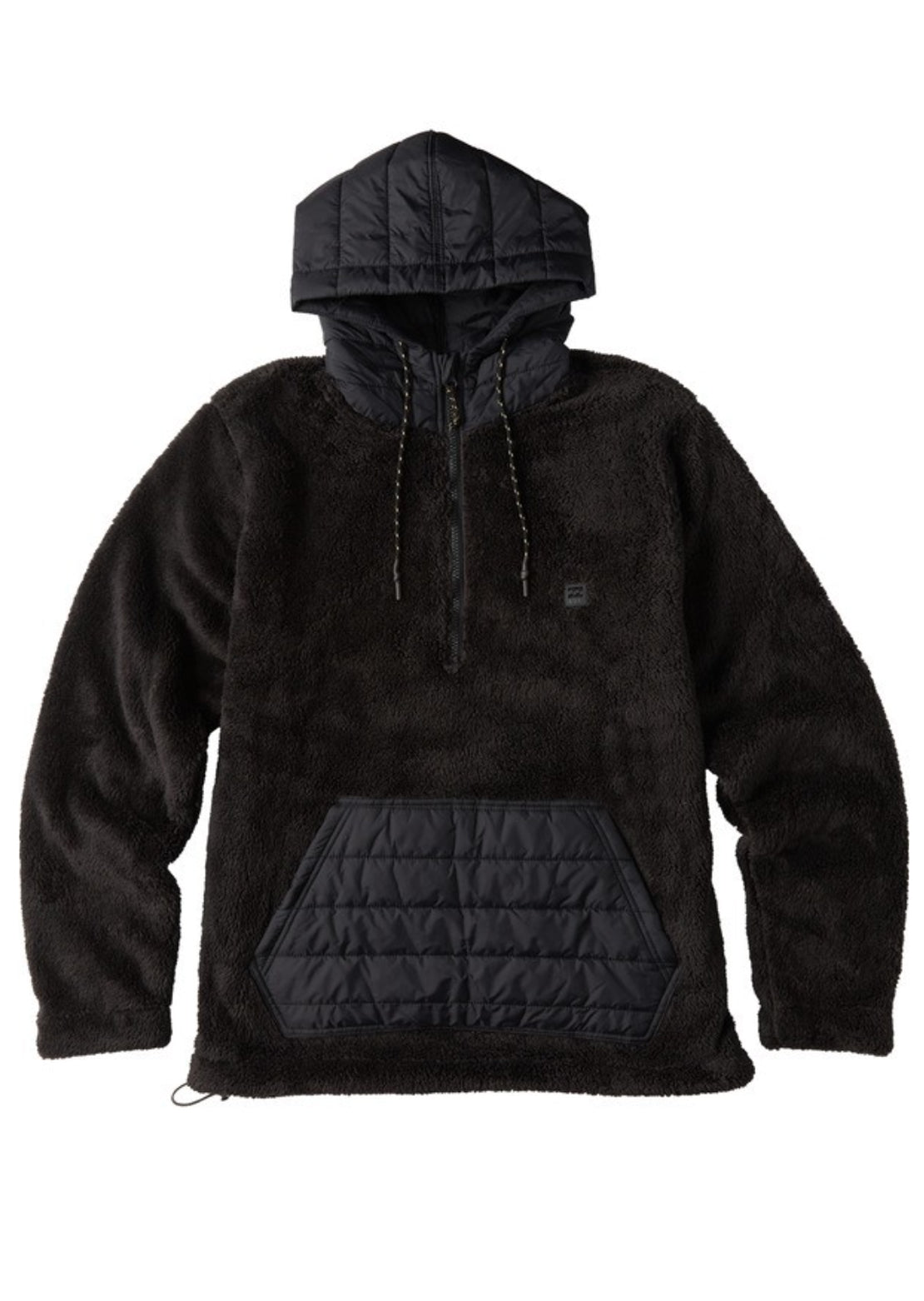 Billabong Men&#39;s Badger Half Zip Hoodie Black