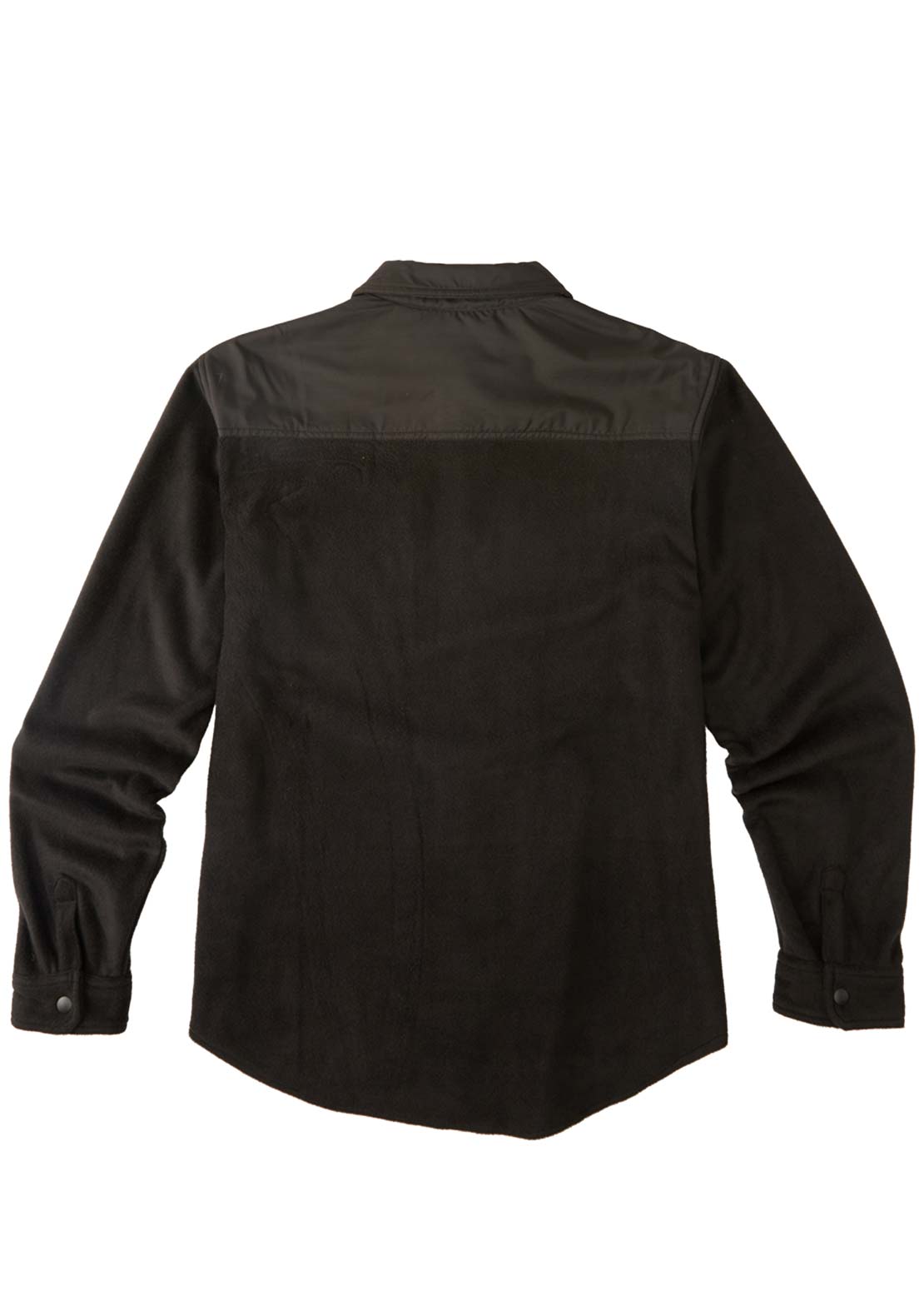 Billabong Men&#39;s Furnace Plus Long Sleeve Button Up Shirt Black