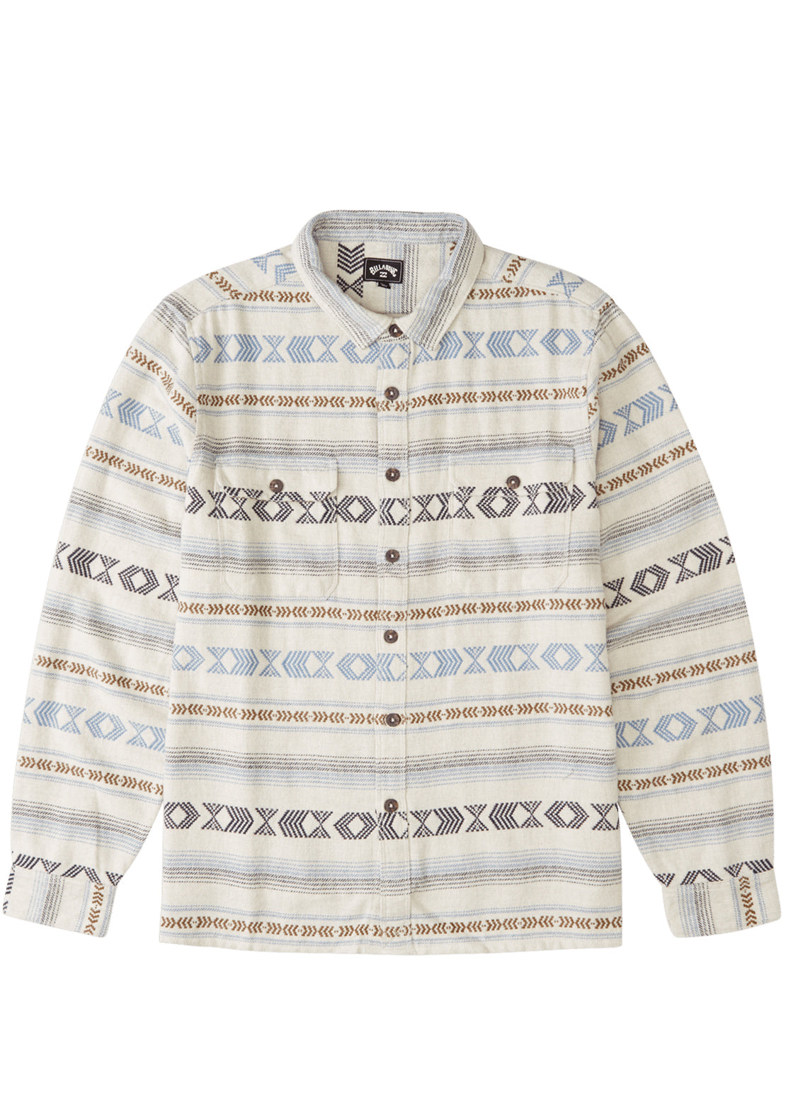 Billabong Men&#39;s Offshore Jacquard Flannel Longsleeve Shirt Chino