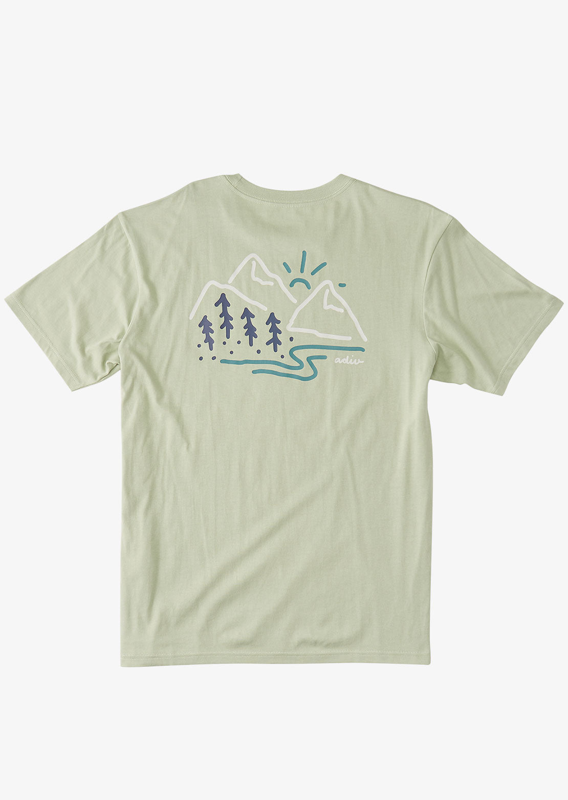 Billabong Men&#39;s Panorama T-Shirt Light Sage