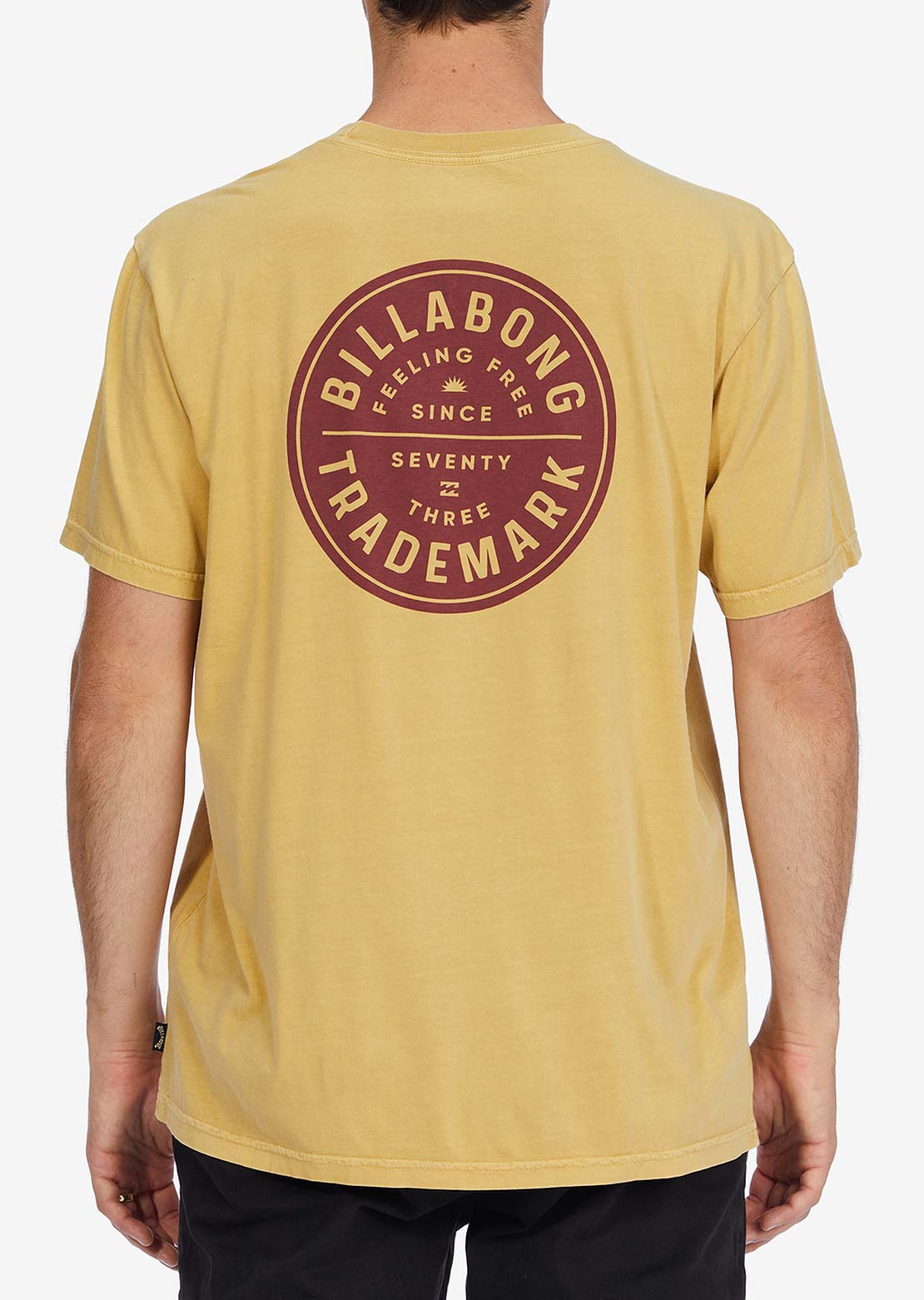 Billabong Men&#39;s Trademark WW T-Shirt Straw