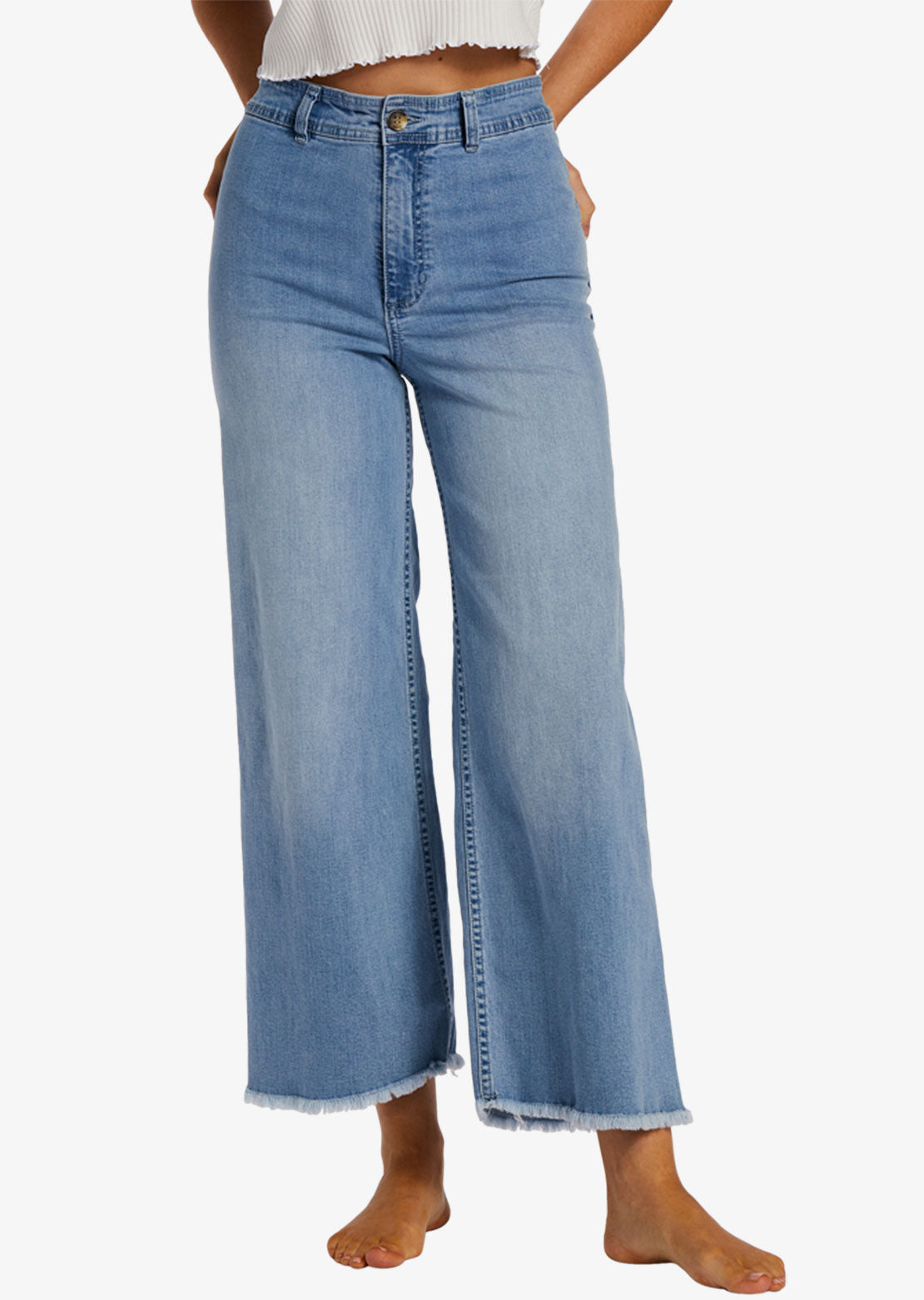 Billabong Women's Free Fall Indigo Denim Surf Spray