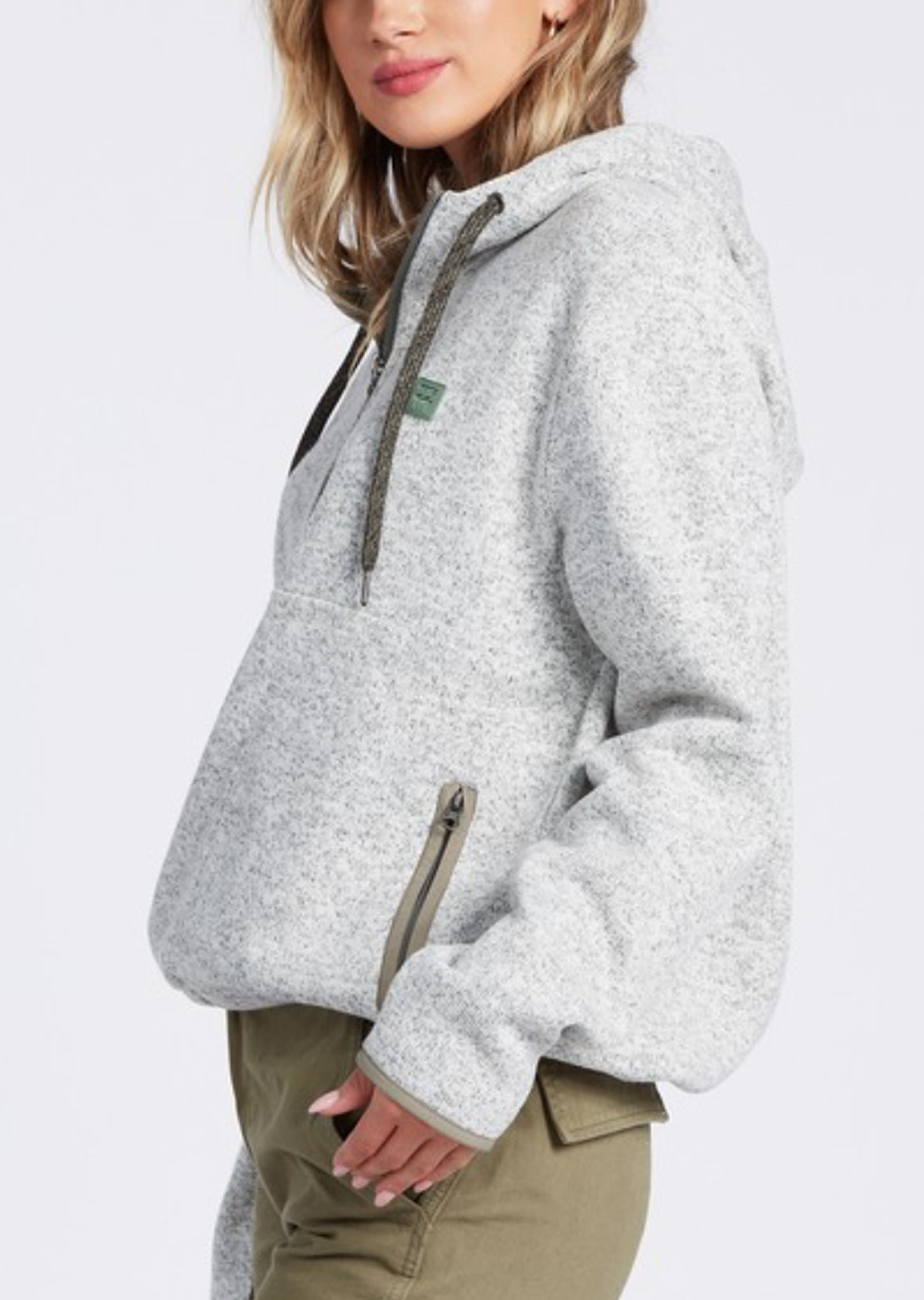 Billabong Women&#39;s Roam Free Hoodie Grey Heather