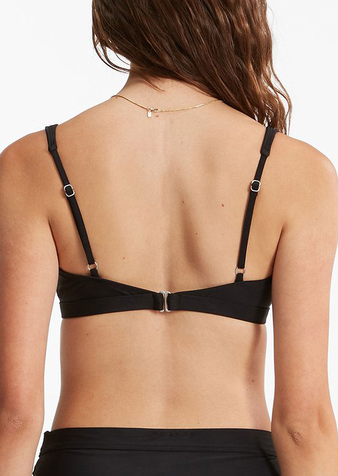 Billabong Women&#39;s Sol Searcher Tank Bikini Top Black Pebble