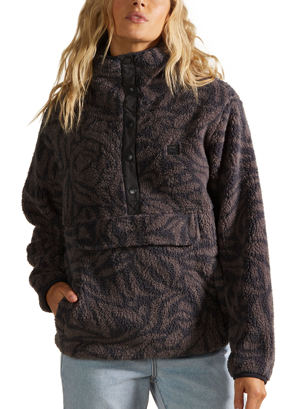 Billabong Women&#39;s Switchback Pullover Off Black
