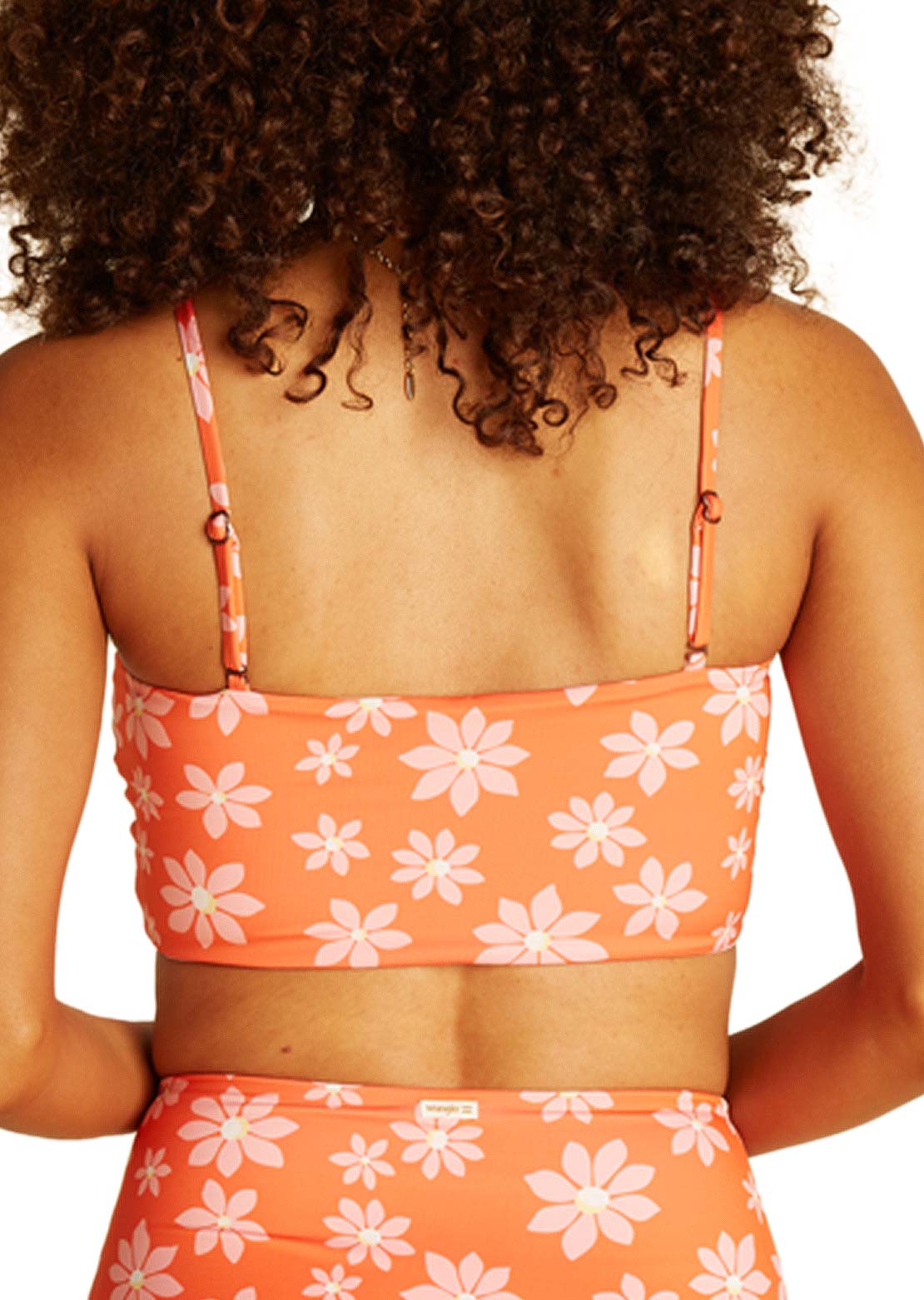 Billabong X Wrangler Women&#39;s Out West Dreamin Longer Tube Bikini Top Fireside
