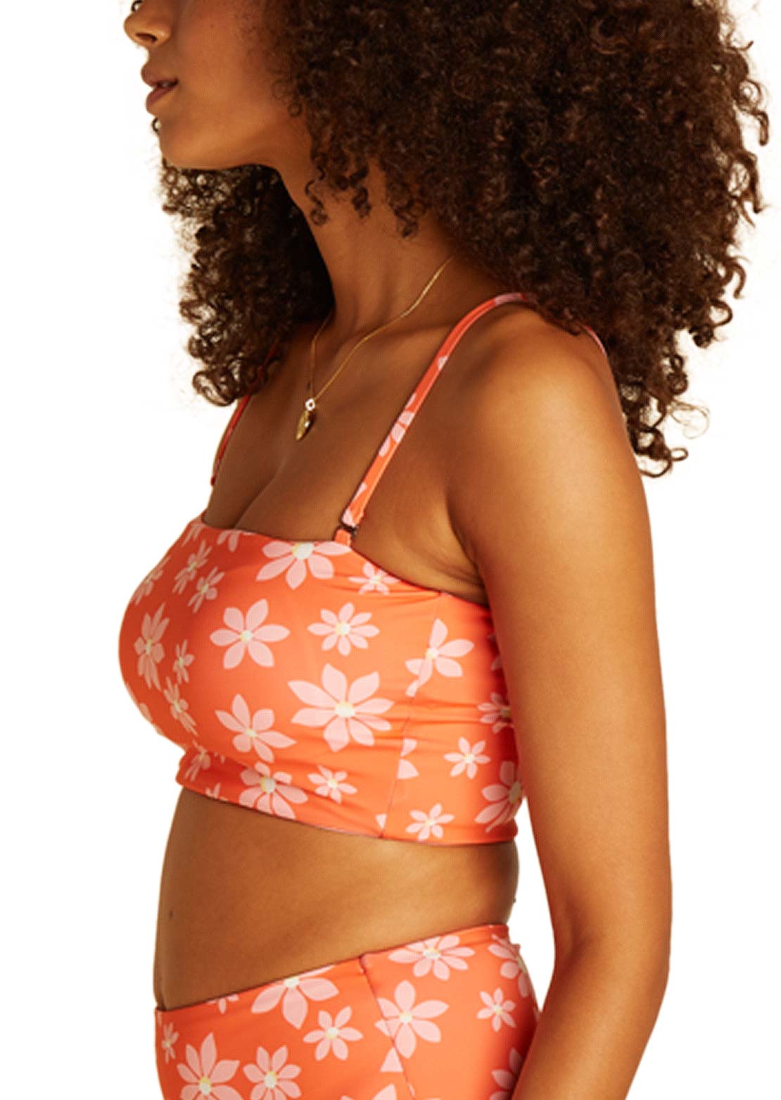 Billabong X Wrangler Women&#39;s Out West Dreamin Longer Tube Bikini Top Fireside