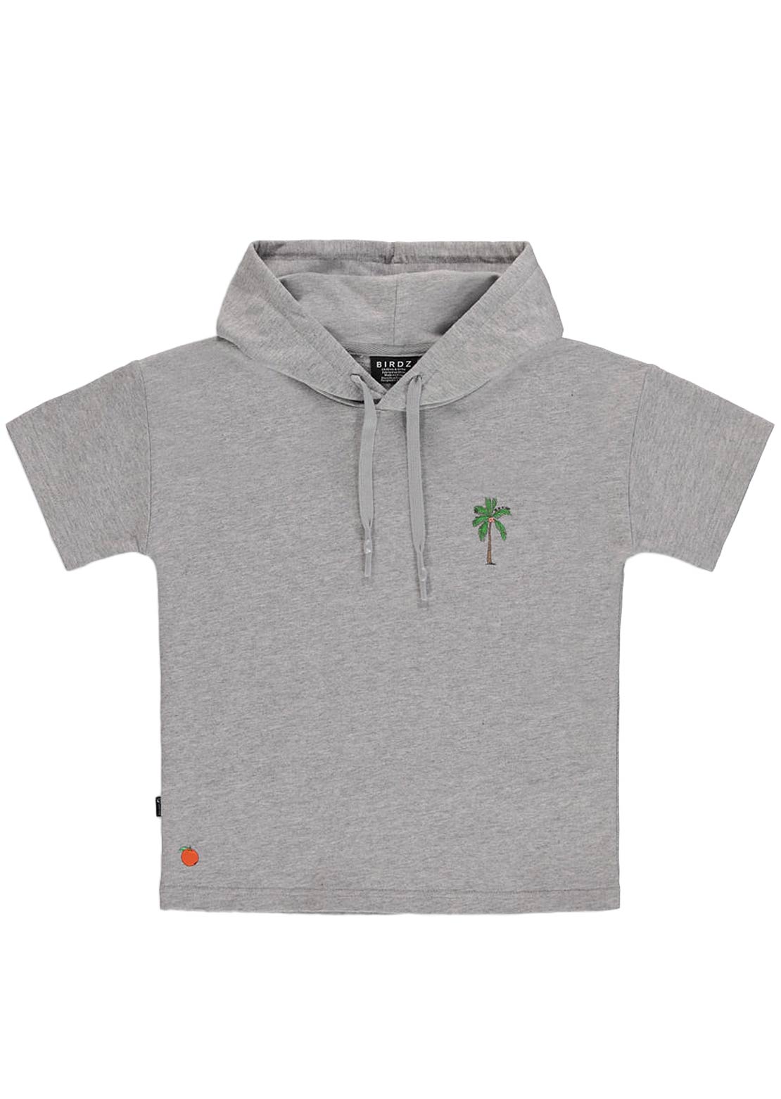 Birdz Junior Hood T-Shirt Gray