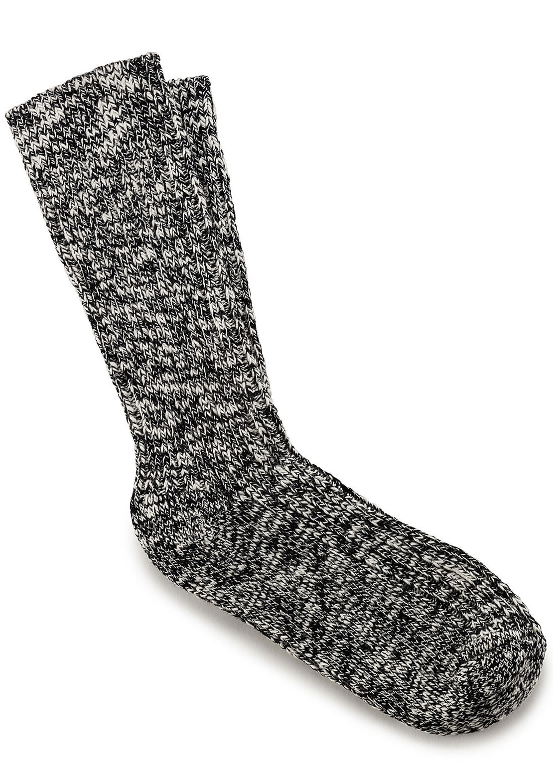 Birkenstock Men&#39;s Cotton Slub Socks Black/Gray
