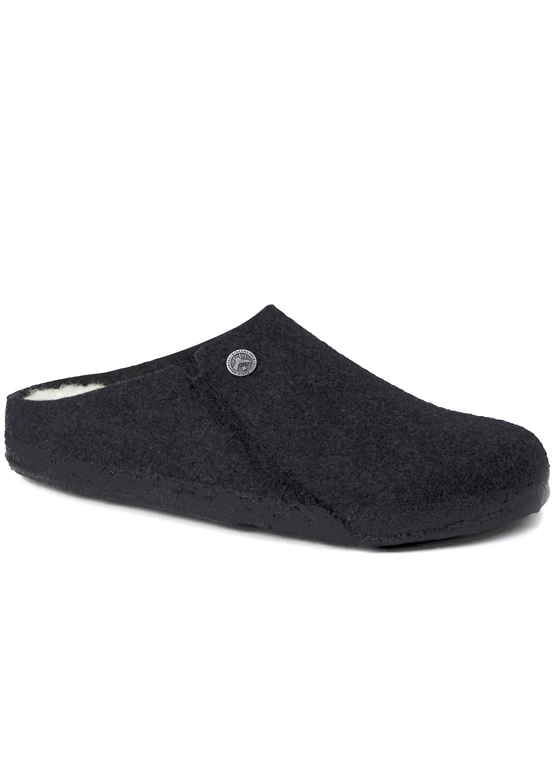 Birkenstock Men&#39;s Zermatt Wool Shearling Sandals Anthracite