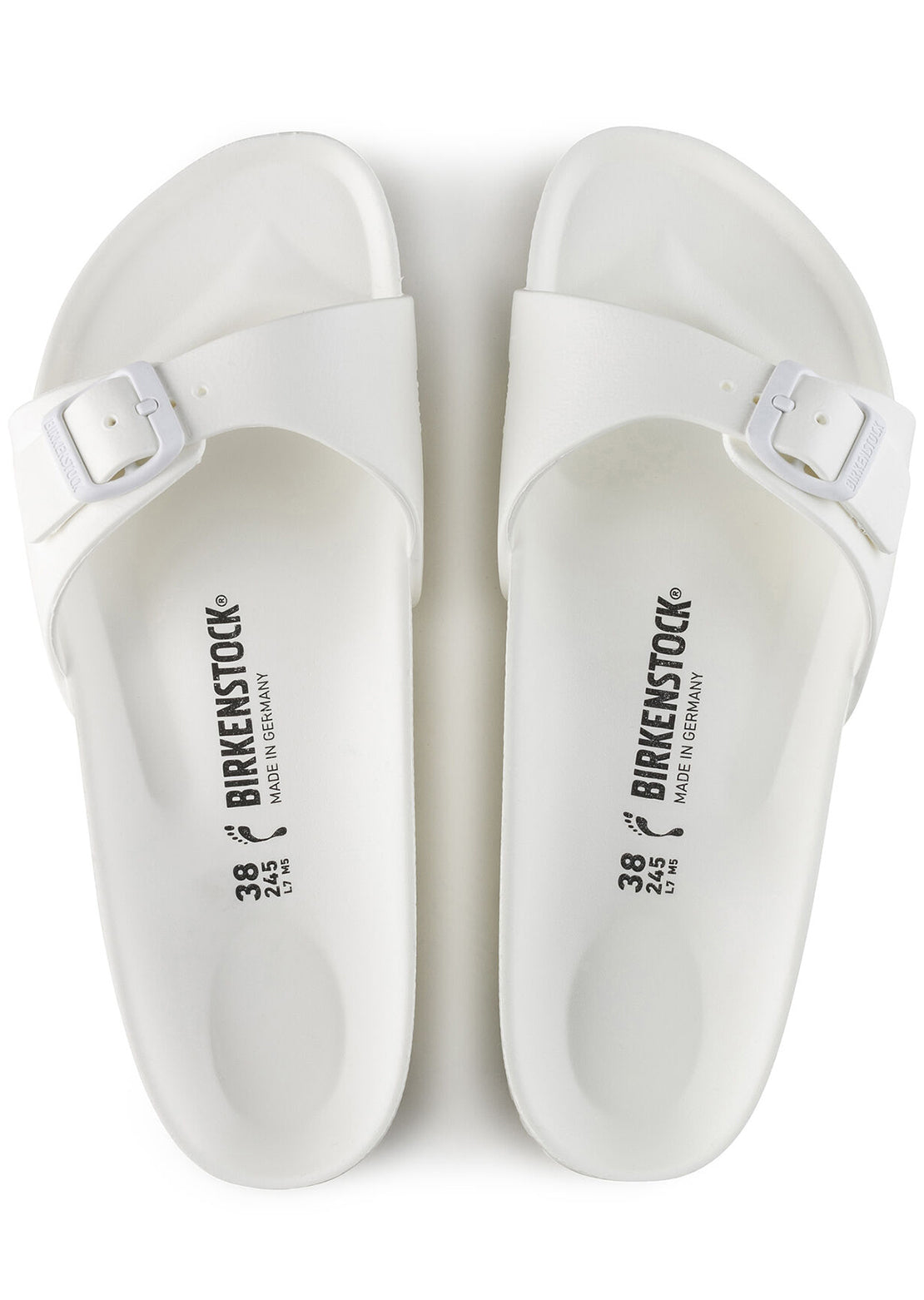 Birkenstock Women&#39;s Madrid EVA Narrow Sandals White