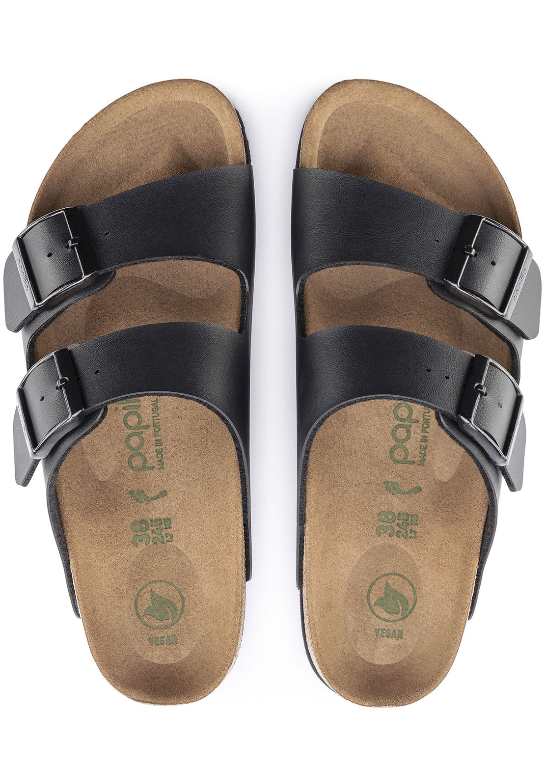Birkenstock Women&#39;s Arizona Platform Vegan Birko-Flor Narrow Sandals Black