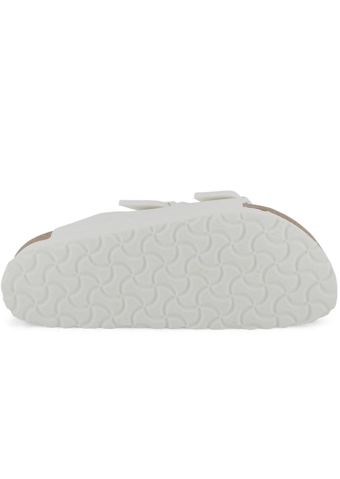 Birkenstock Women&#39;s Arizona Platform Vegan Birko-Flor Narrow Sandals White