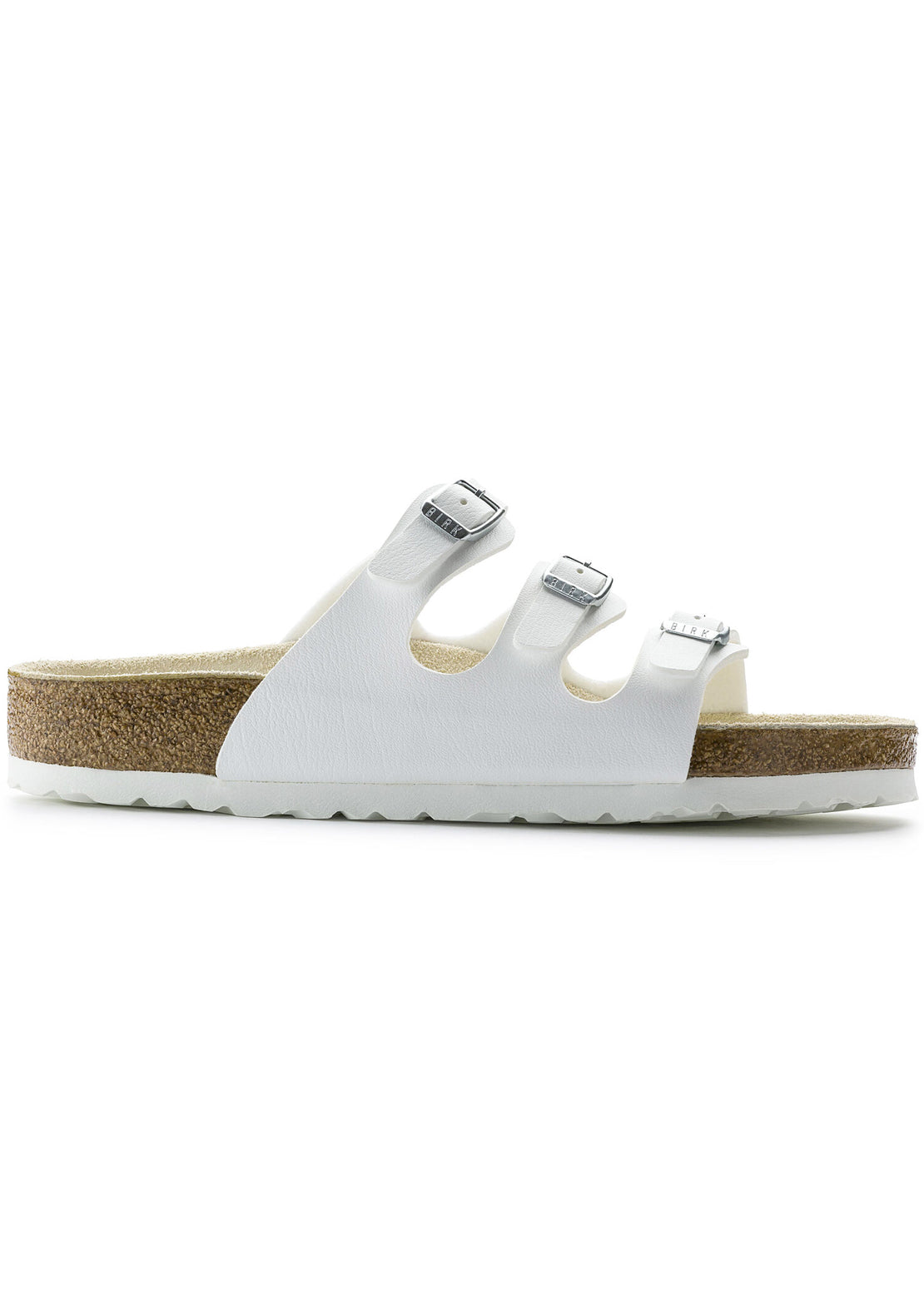 Birkenstock Women’s Florida Birko-Flor Narrow Sandals White