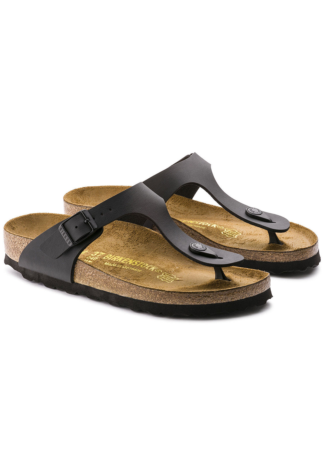 Birkenstock Women&#39;s Gizeh Birko-Flor Sandals Black