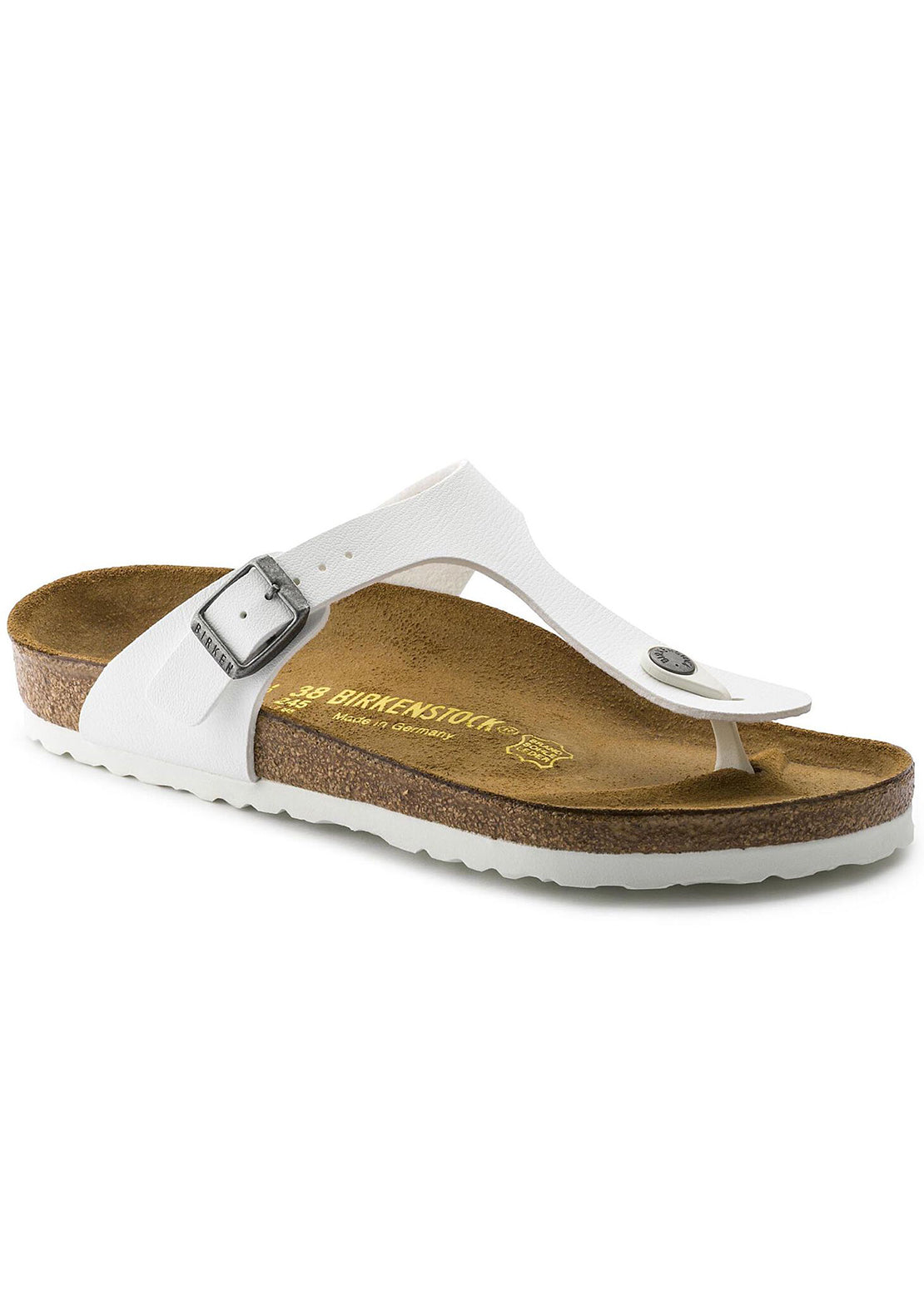 Birkenstock Women&#39;s Gizeh Birko-Flor Sandals White
