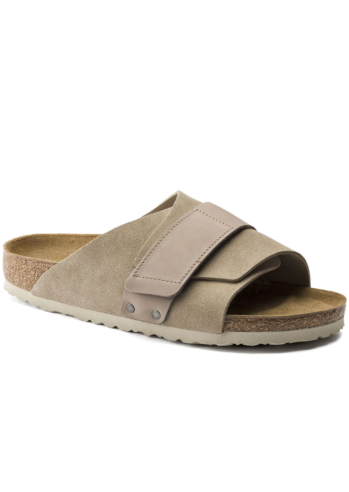 Birkenstock Women's Kyoto Suede/Nubuck Narrow Sandals Taupe