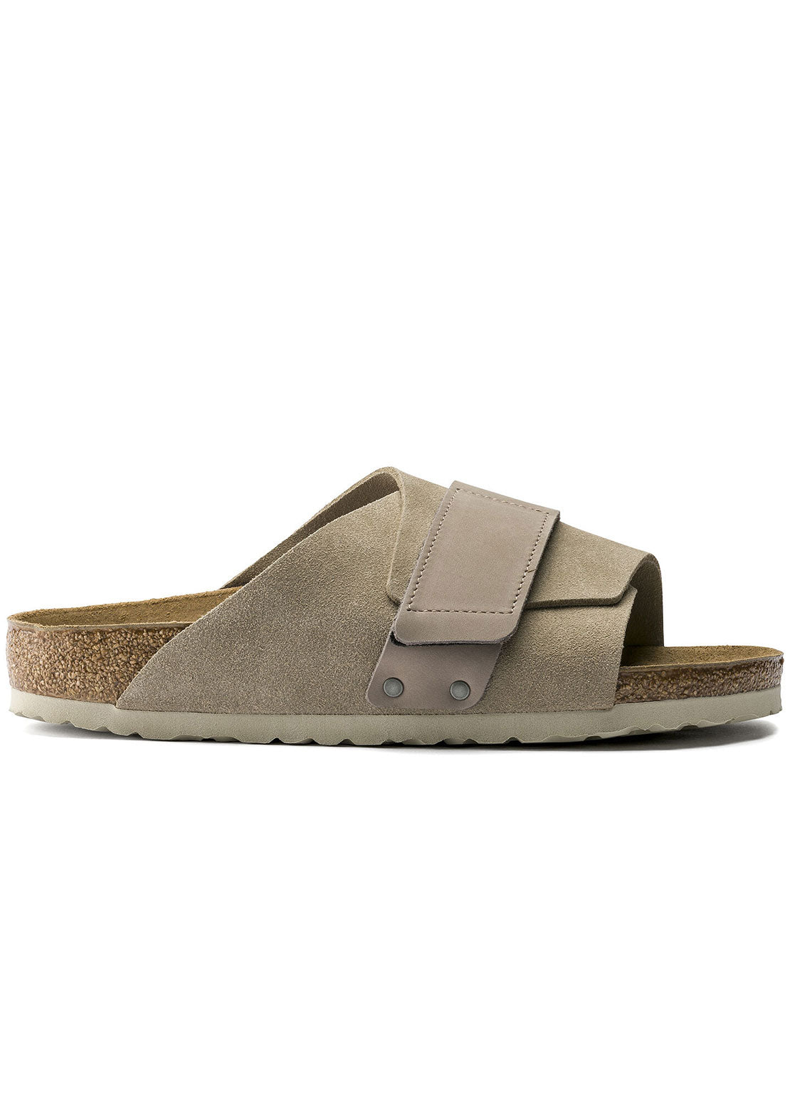 Birkenstock Women's Kyoto Suede/Nubuck Narrow Sandals Taupe