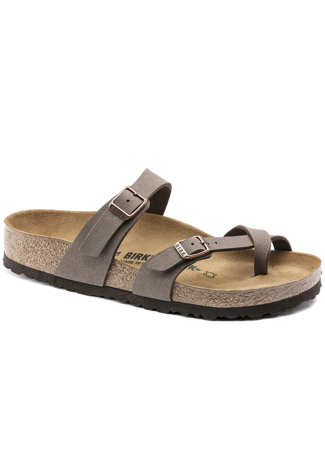Birkenstock Women's Mayari Birkibuc Narrow Sandals Mocha