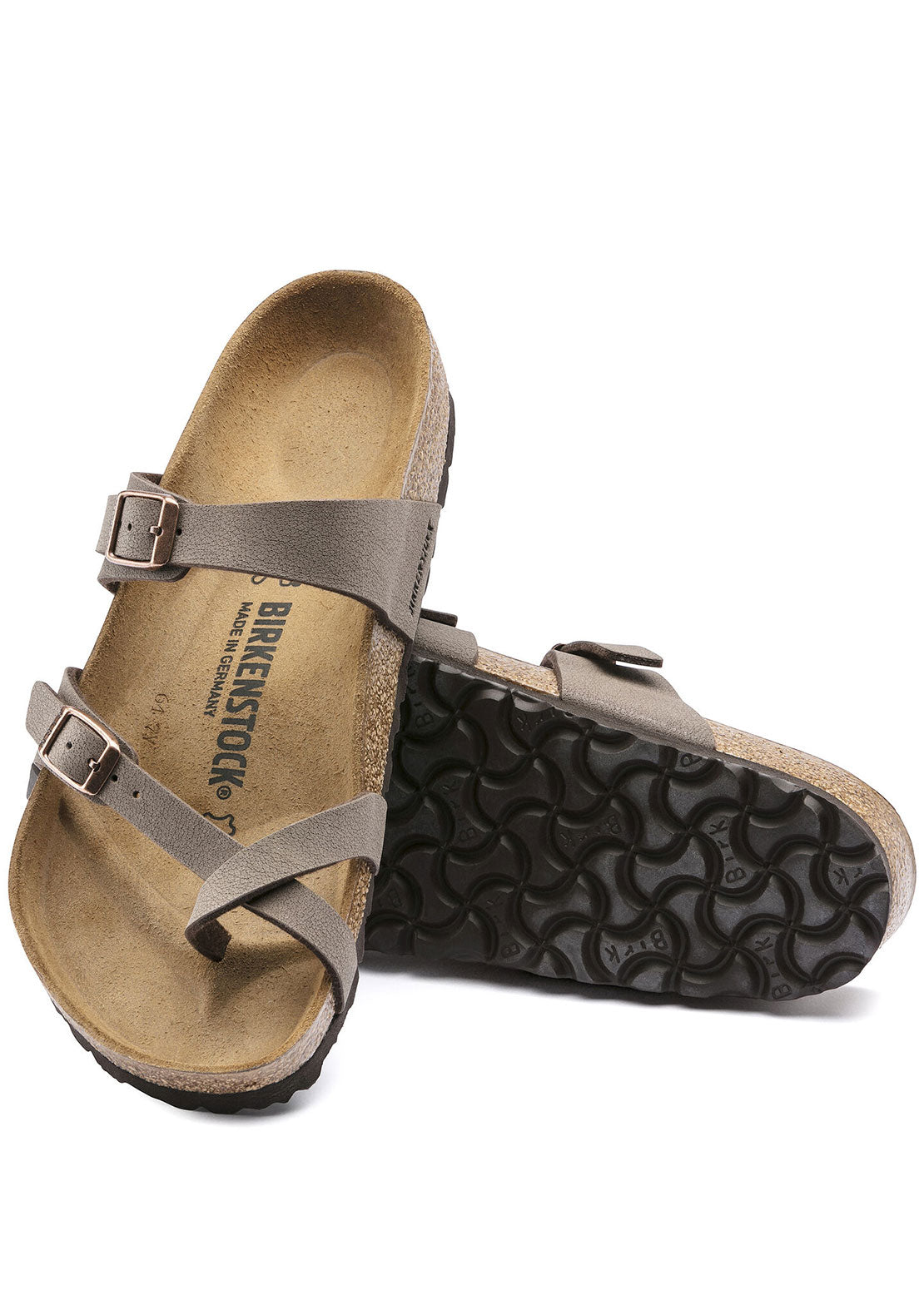 Birkenstock Women's Mayari Birkibuc Narrow Sandals Mocha