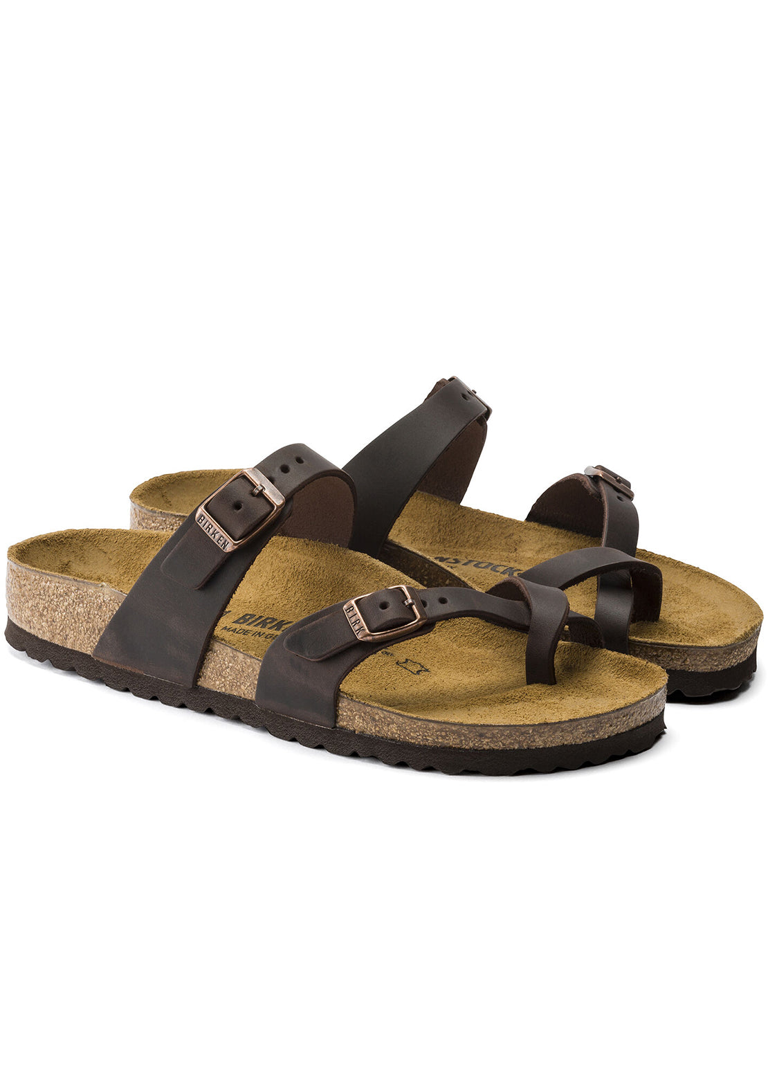 Birkenstock Women&#39;s Mayari Oiled Leather Sandals Habana