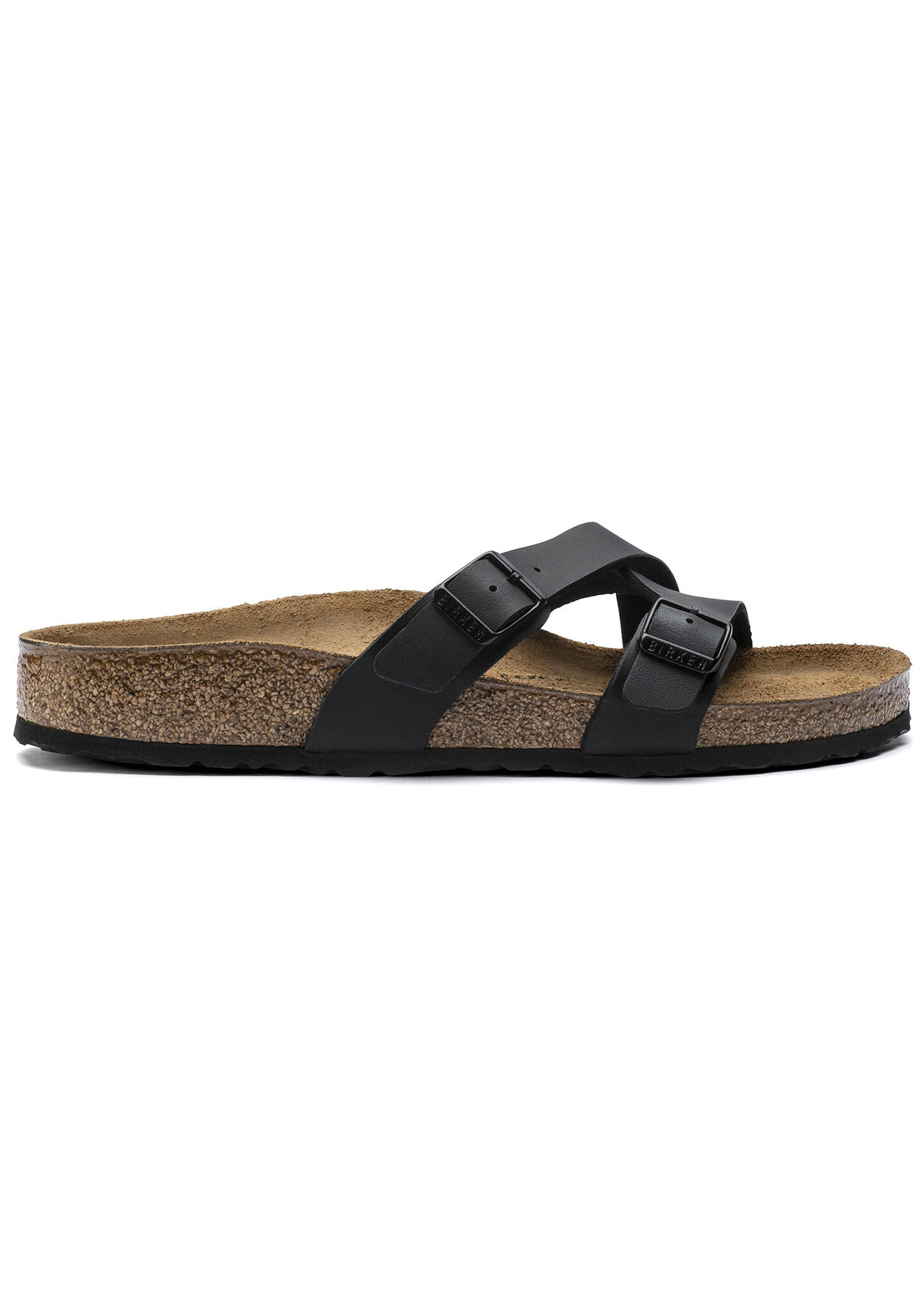 Birkenstock Women’s Yao Balance Birko-Flor Regular Sandals Black