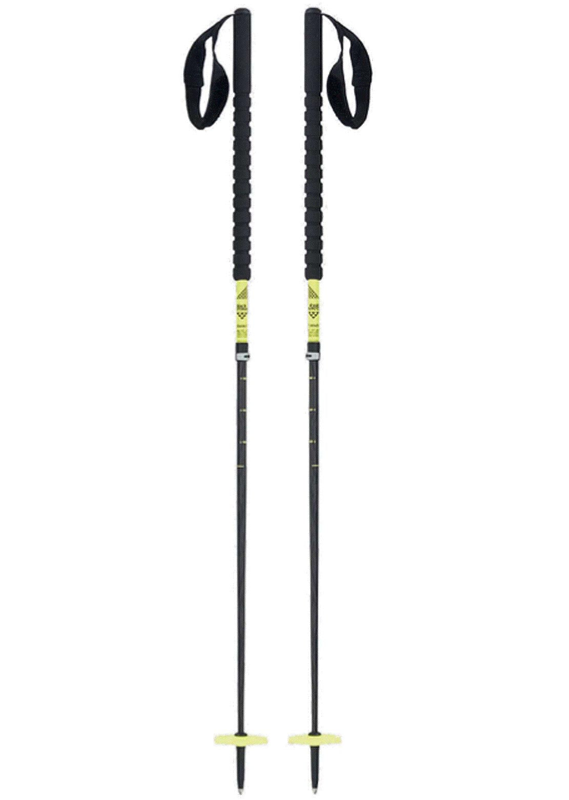 Black Crows Duos Freebird Ski Poles Black/Yellow