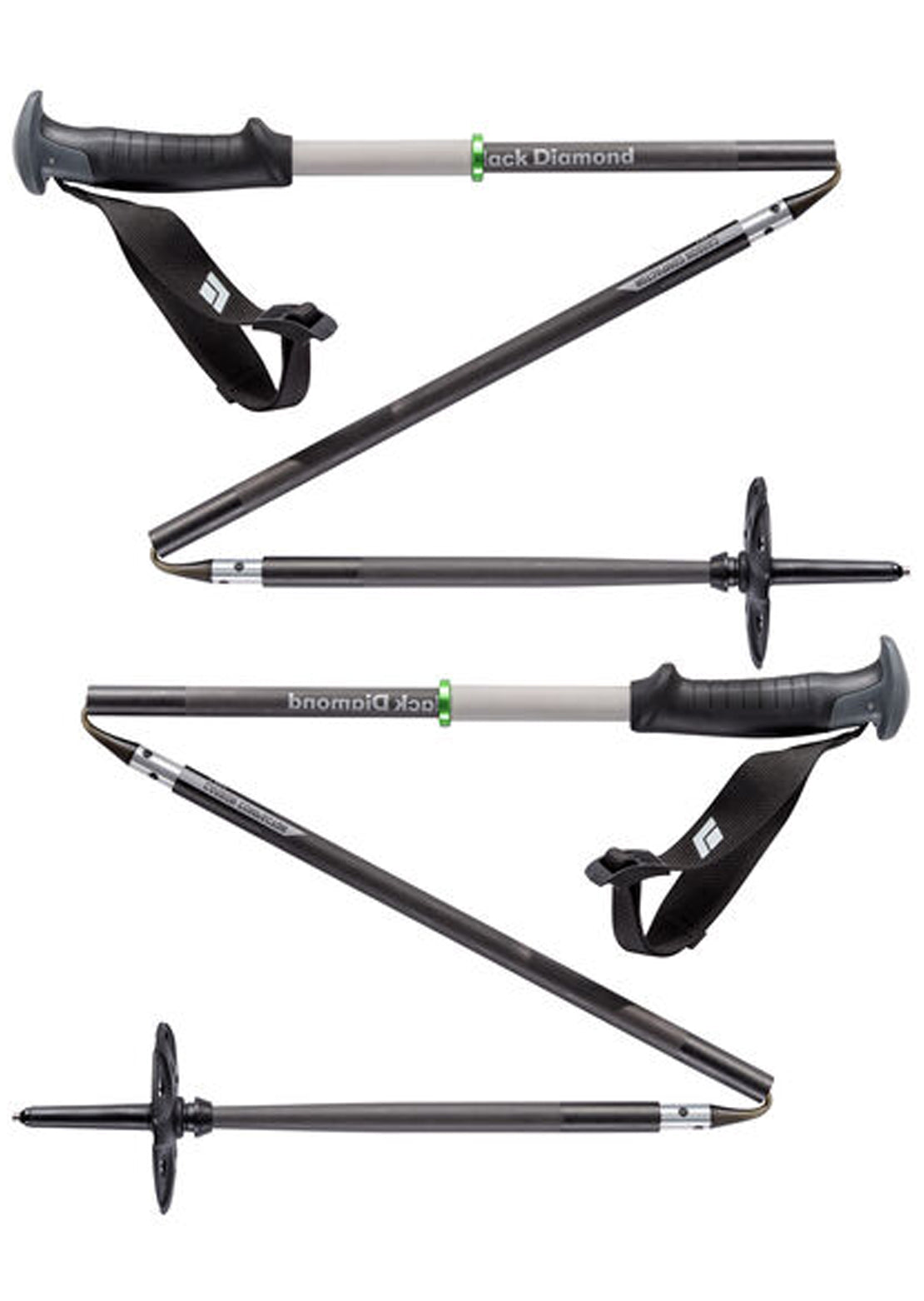 Black Diamond Carbon Compactor Ski Poles - 115 cm Black/Grey