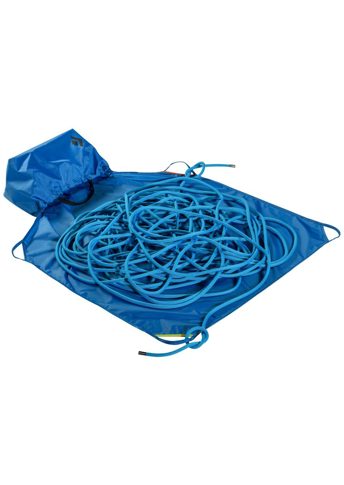 Black Diamond Half Rope Burrito Bag Blue Opened