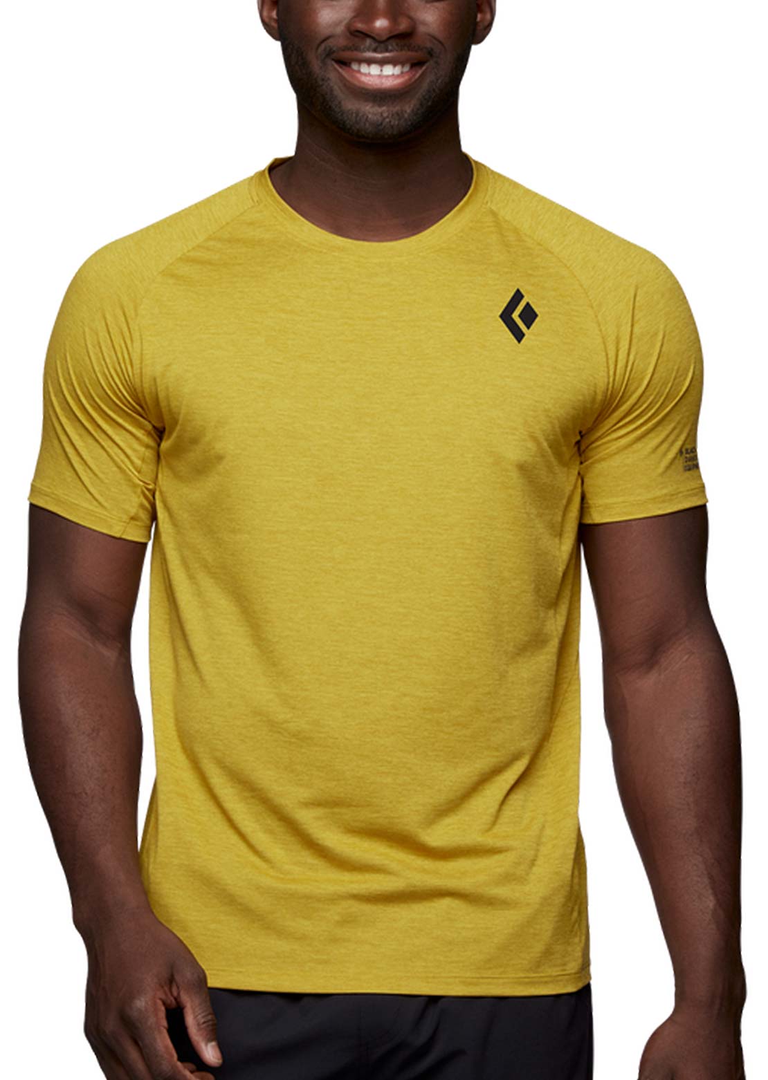 Black Diamond Men&#39;s Lightwire Tech T-Shirt Citronnelle