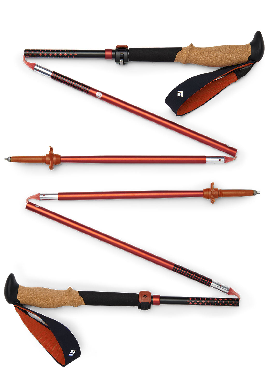  Black Diamond Pursuit FLZ Trekking Poles Black/Octane