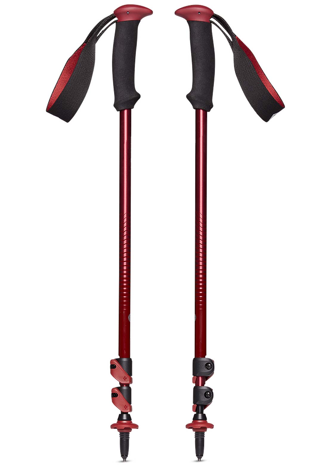 Black Diamond Trail Back Trek Poles Dark Crimson