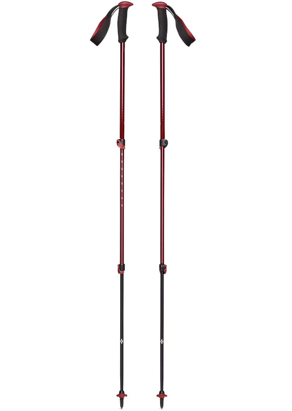 Black Diamond Trail Back Trek Poles Dark Crimson