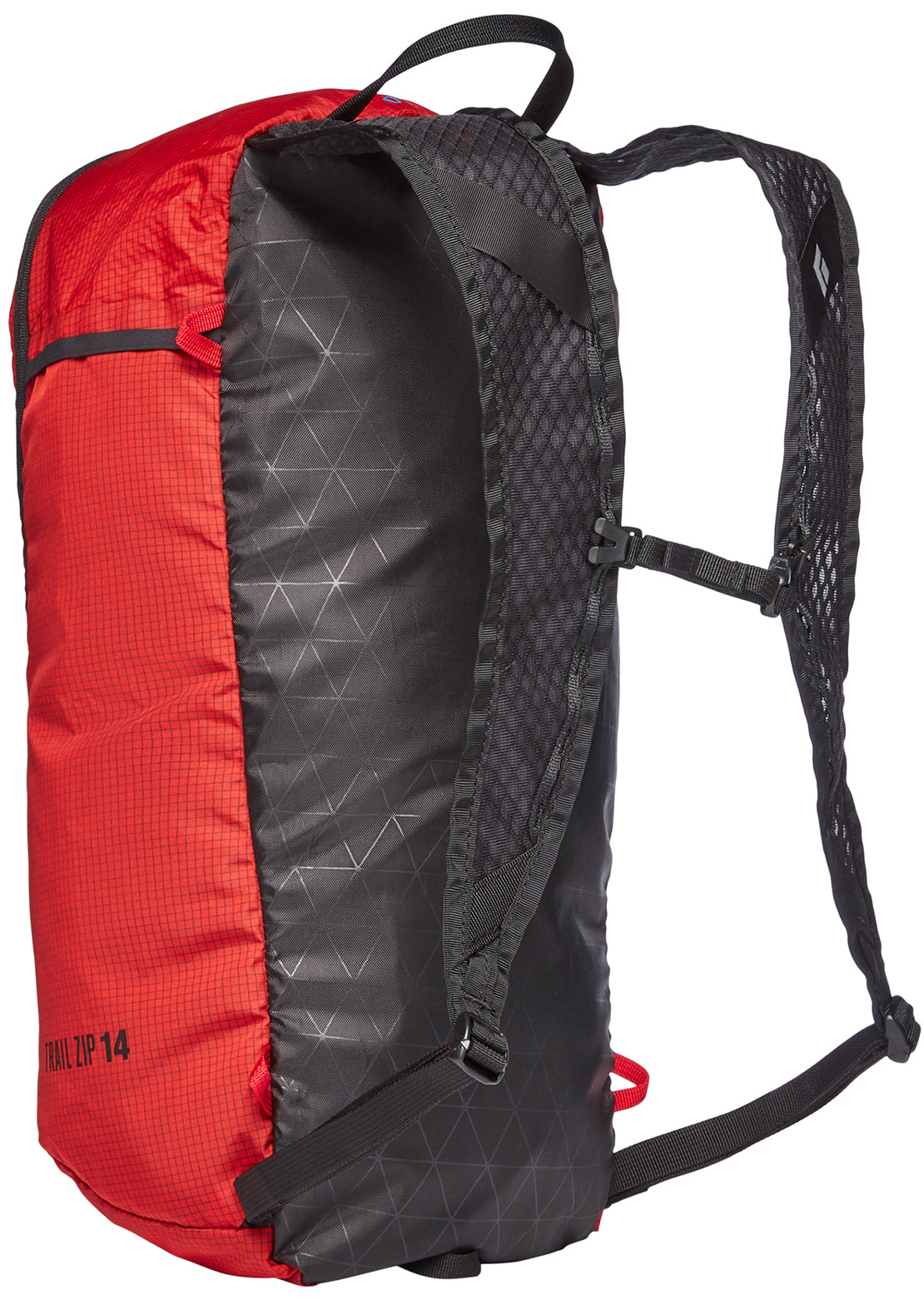 Black Diamond Trail Zip 14 Hiking Backpack Hyper Red Back