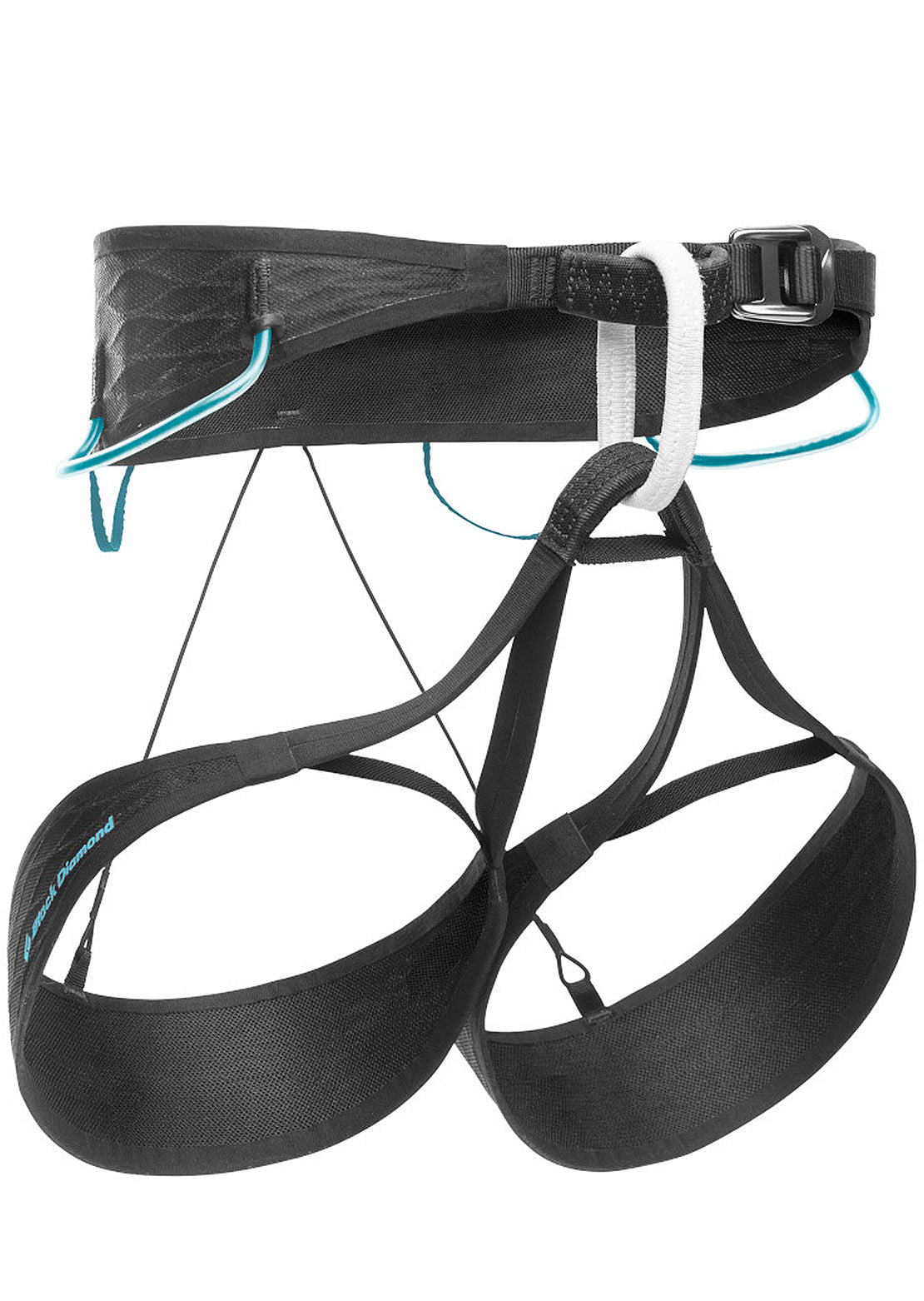 Black Diamond Women&#39;s Airnet Harness Black/Aqua Verde