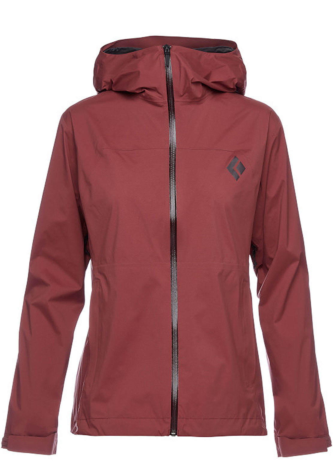 Black Diamond Women&#39;s Stormline Stretch Rain Shell Jacket Cherrywood