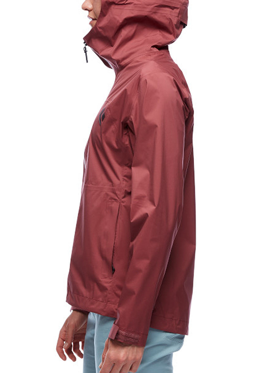 Black Diamond Women&#39;s Stormline Stretch Rain Shell Jacket Cherrywood