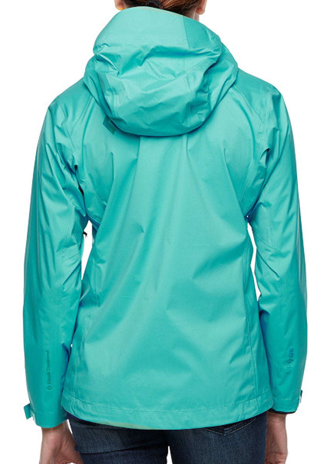 Black Diamond Women&#39;s Stormline Stretch Rain Shell Jacket Dark Patina