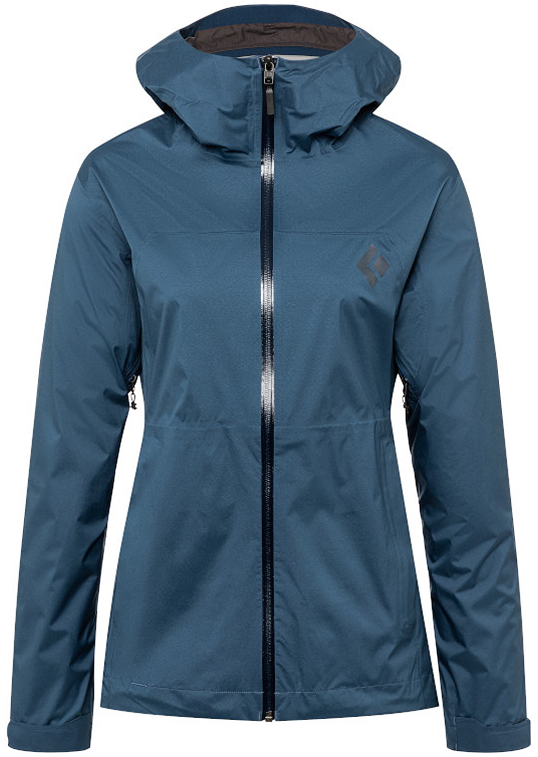 Black Diamond Women&#39;s Stormline Stretch Rain Shell Jacket Ink Blue