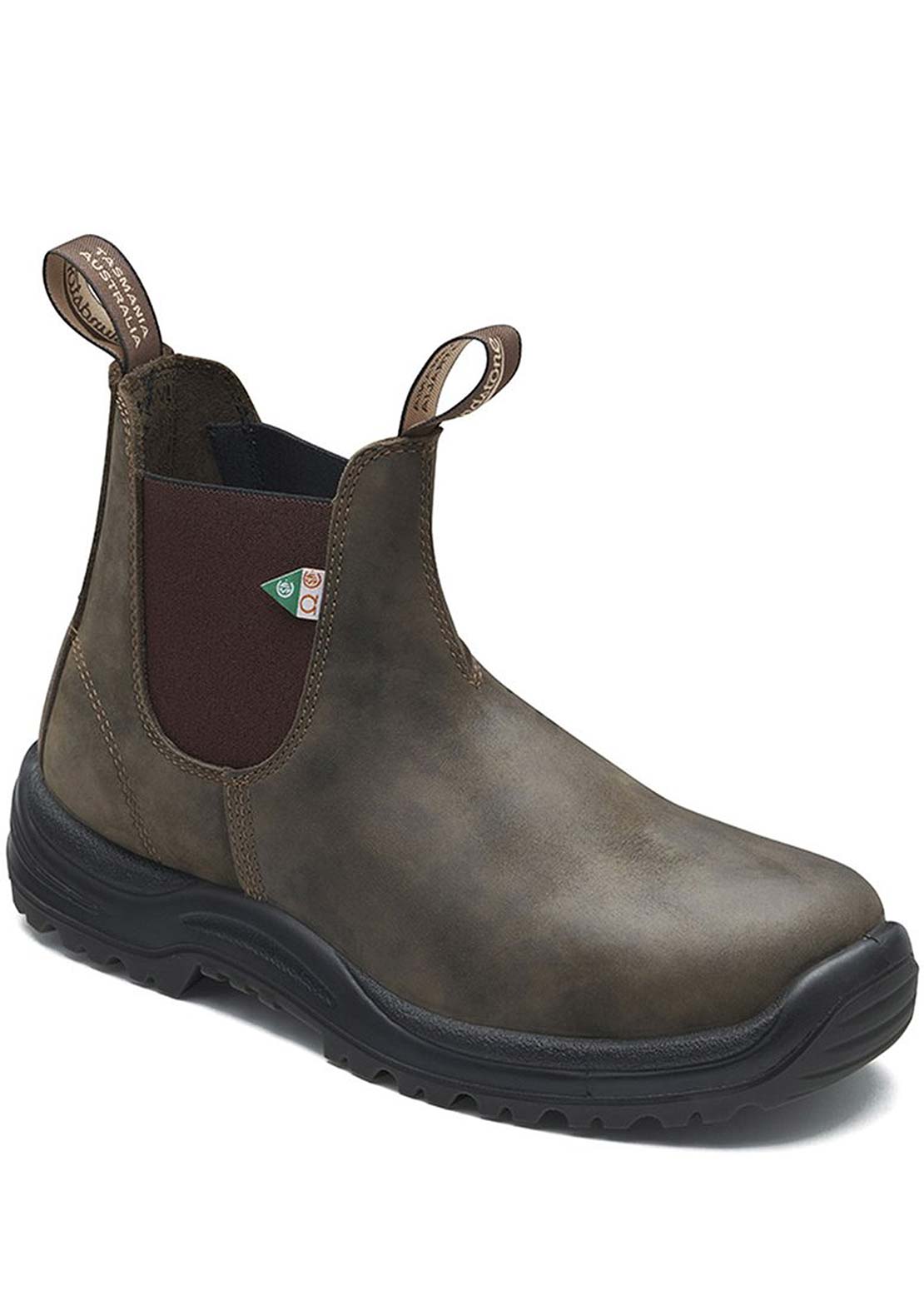 Blundstone 180 Work & Safety Boots Waxy Rustic Brown